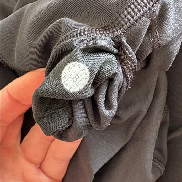 Lululemon Wunder Under Hi-Rise 7/8 Tight *Full-On Luxtreme 25" Black size 8 - Picture 3 of 6